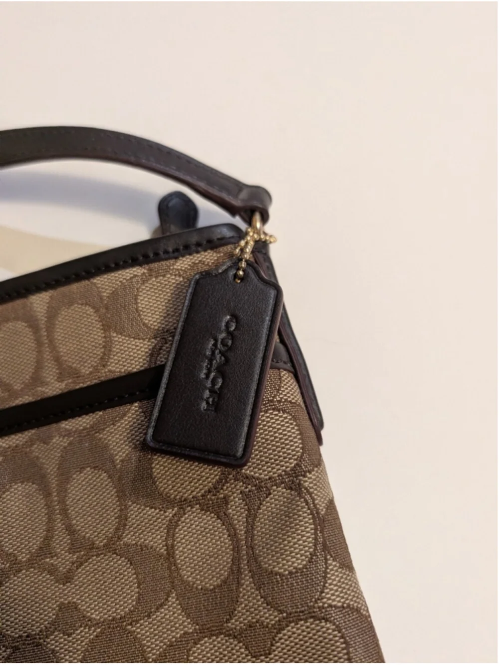Coach Signature Jacquard File Crossbody Bag in EUC Model Number: F29960